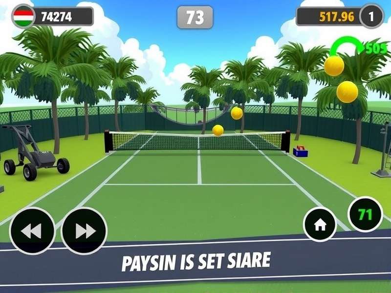West Bengal Tennis Warrior Game Screenshot